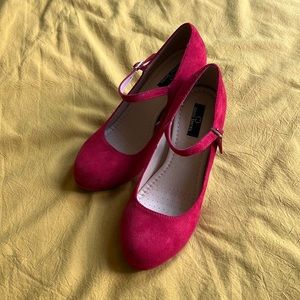 Daily Shoes, Red, Size 7